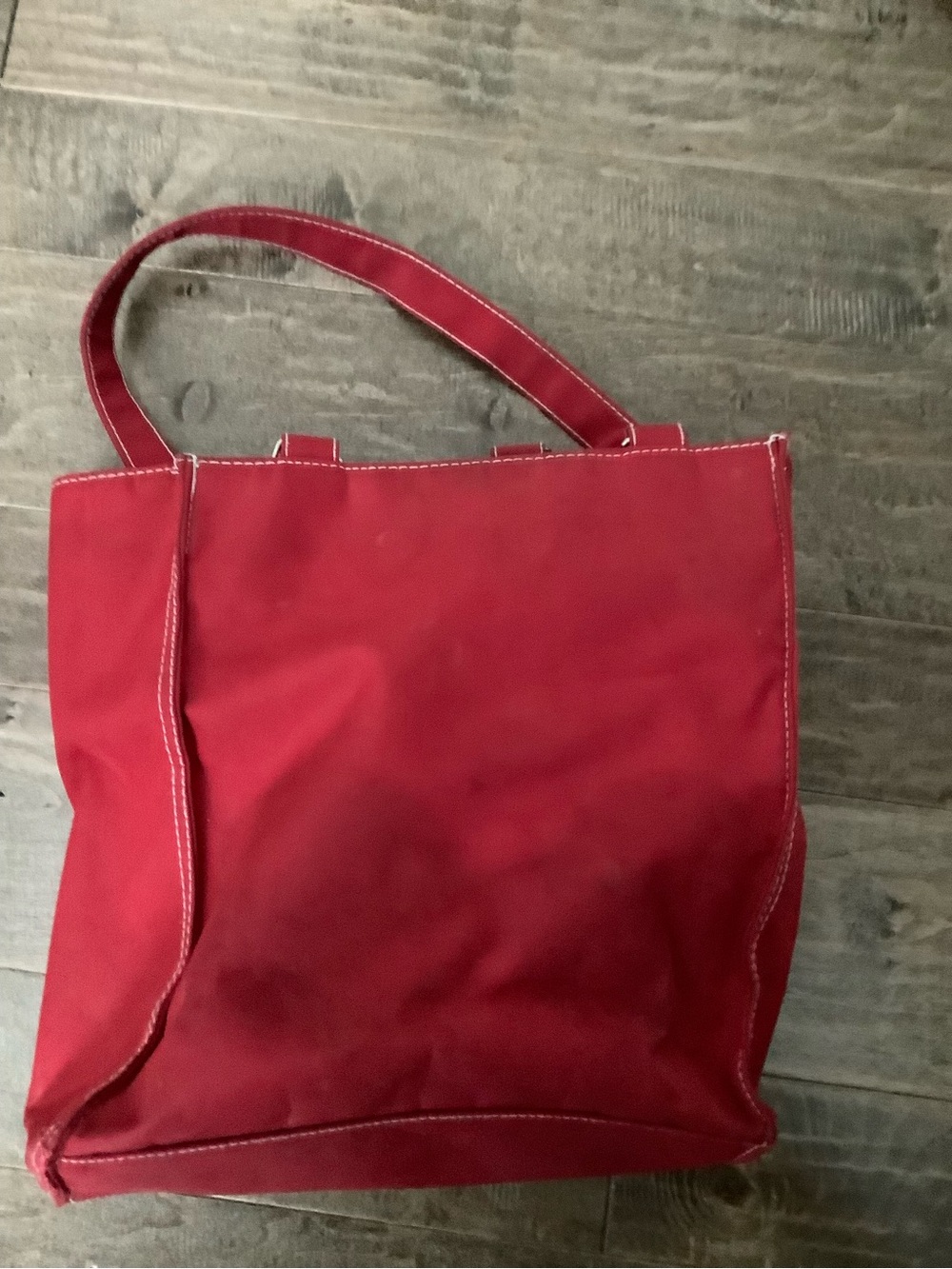 Disney Red Tote Bag with Mickey Mouse Clear Front Panel - Picture 5 of 6